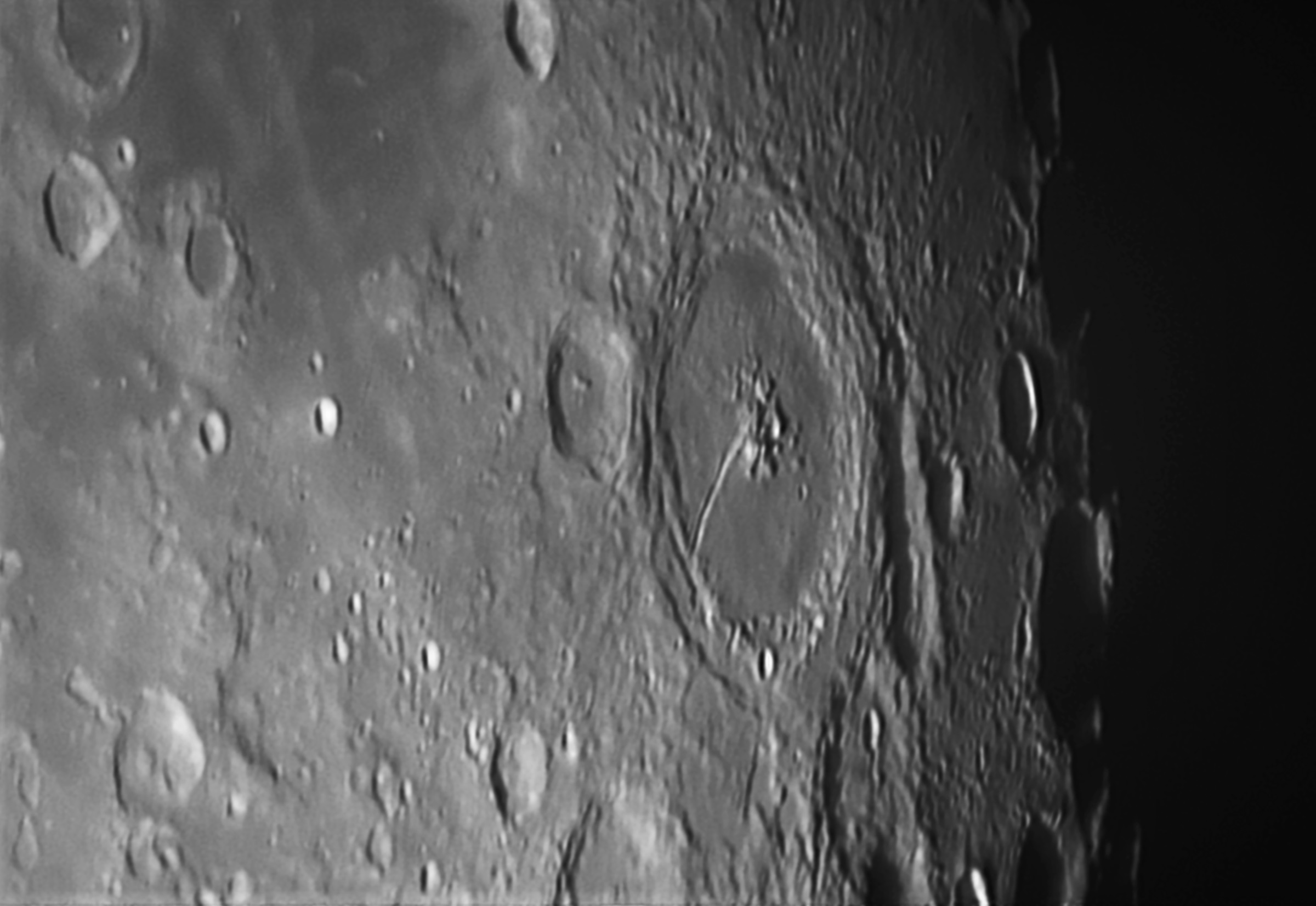 Petavius crater